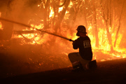 Buschfeuer in Adelaide Hills