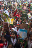 Textbook Festival in Dhaka, Bangladesh - 01 Jan 2015