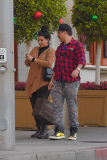 Reza Farahan and Asa Soltan Rahmati shop around in Beverly Hills