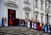 Sternsinger in Schloss Bellevue