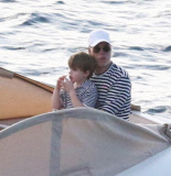 PREMIUM EXCLUSIVE Tommy Hilfiger  and family vacationing in St. Barts