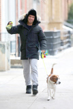 Andy Cohen is on dog-walking duty out in the Big Apple
