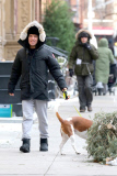 Andy Cohen is on dog-walking duty out in the Big Apple