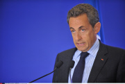 Paris Nicolas Sarkozy delivers a speech after terrorist attack against Charlie Hebdo