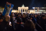 Kundgebung in Berlin nach Terroranschlag auf Charlie Hobdo