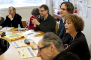Charlie Hebdo staff at work