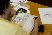Charlie Hebdo staff at work