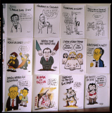Charlie Hebdo staff at work