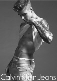 Justin Bieber for Calvin Klein.