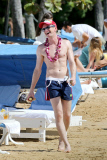 *EXCLUSIVE* **NO WEB** Neil Patrick Harris and David Furnish take the kids paddle boarding