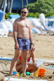 *EXCLUSIVE* **NO WEB** Neil Patrick Harris and David Furnish take the kids paddle boarding