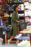 *EXCLUSIVE* Kylie Jenner grocery shops in daisy dukes, Louboutin¿s and a trench coat