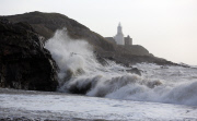 Strong winds in Swansea, Wales, Britain - 09 Jan 2015