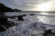 Strong winds in Swansea, Wales, Britain - 09 Jan 2015