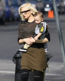 Exclusive... Gwen Stefani Out And About With Apollo 