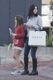 *EXCLUSIVE* Courtney Cox bonds with Coco after Shopping at Curve