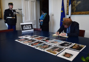 Prince Harry signs a book of condolence at the French embassy in London, Britain - 09 Jan 2015