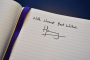 Prince Harry signs a book of condolence at the French embassy in London, Britain - 09 Jan 2015