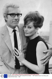 Swedish Actress Anita Ekberg With Husband Rik Van Nutter .... 1967
