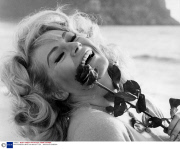 ANITA EKBERG AND RIK VAN NUTTER.   1965