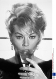 ANITA EKBERG AND RIK VAN NUTTER.   1965