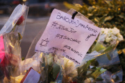 Vigil for terror victims outside Kosher Supermarket 