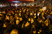 Vigil for terror victims outside Kosher Supermarket 