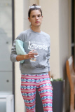 Au naturel beauty Alessandra Ambrosio wears no makeup to her pilates class