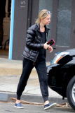 *EXCLUSIVE* A fresh-faced Calista Flockhart indulges in some retail therapy
