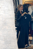 *EXCLUSIVE* A fresh-faced Calista Flockhart indulges in some retail therapy