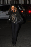 *EXCLUSIVE* Maria Shriver caught by surprise after a dinner with friends