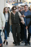 Johnny Depp and Amber Heard arrive for Jimmy Kimmel Live