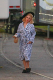 Scarlett Johansson on the set of 'Hail, Caesar!'