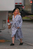 Scarlett Johansson on the set of 'Hail, Caesar!'