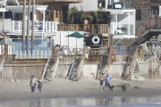 *PREMIUM EXCLUSIVE* **NO WEB** Shameless Cara Delevingne plays a guitar topless in Malibu 