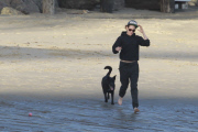 *PREMIUM EXCLUSIVE* **NO WEB** Kristen Stewart and girlfriend Alicia Cargile spend a romantic afternoon at the beach in Malibu