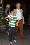 Rod Stewart and Penny Lancaster enjoy a family night with the boys