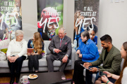 His Royal Highness Prince Of Wales, Prince Charles, Visits National Citizen Service,Bede Tower, Sunderland, 20th  January 2015