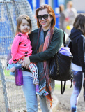 Alyson Hannigan Takes Her Daughter To The Park 
