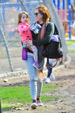 Alyson Hannigan Takes Her Daughter To The Park 