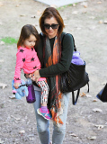 Alyson Hannigan Takes Her Daughter To The Park 