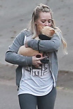 *EXCLUSIVE* Hilary Duff is smitten with her French Bulldog puppy Beau