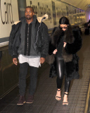 Kim Kardashian & Kanye West Land In Washington 
