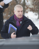 Prince Andrew in Klosters, Switzerland - 23 Jan 2015
