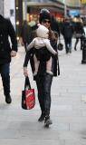 Tamara Ecclestone with daughter Sophia and pregnant sister Petra Ecclestone out and about, London, Britain - 27 Jan 2015