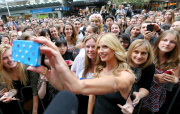 Heidi Klum stellt ihre Unterwäschekollektion bei Myer in Melbourne vor