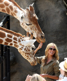 EXC: HEIDI KLUM AT TARONGA ZOO