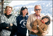 ARCHIVES - FAMILLE DE MONACO A GSTAAD - 1977