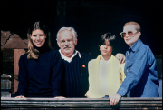 ARCHIVES - FAMILLE DE MONACO A GSTAAD - 1980