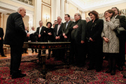 Swearing-in of the new Greek government